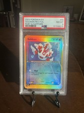 Pokémon 2003 EX Ruby & Sapphire Goldeen Reverse Holo Foil #55 PSA 8 LOW POP picture