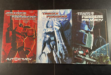 IDW Transformers LOT x 3 Trade Paperback Autocracy Monstrosity Primacy picture