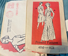 Vintage 1970's Anne Adams 4550 DRESS Sewing Pattern Women’s 16.5 picture