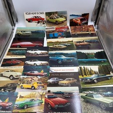 Vintage Car Dealer Postcard Lot 25 AMC Oldsmobile Porsche Mazda Datsun Chevy Aud picture
