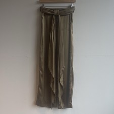 Y2K Valentino Silk Sash Waist Pants picture