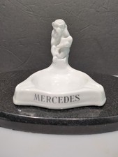 Vintage 1920s Mercedes Schuhe Monkey Ashtray Porcelain Germany Advertising picture