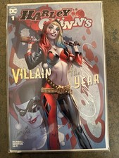 Harley Quinn's Villain of the Year #1 J Scott Campbell SIGNED Variant picture
