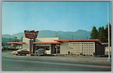 Port Angeles Washington Birney's Restaurant & Drive In c1963 Postcard picture