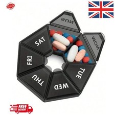 Weekly Daily Pill Box Organiser Tablet Medicine Storage Dispenser 7day Night Uk picture