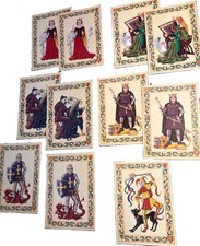 VTG New Ancestors Ltd Medieval Heraldry Notecards Envelopes Set (11 Of 12 Cards) picture