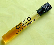 vtg Coco Chanel Eau de Toilette SAMPLE SIZE glass parfum bottle perfume edt mini picture