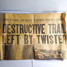Extra Port Huron Times Herald Newspaper 