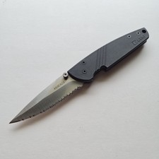 Vintage CRKT Mirage 6723 Hammond Design Serrated Folding Pocket Knife Taiwan EDC picture