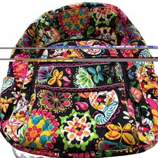 Vera Bradley Disney Midnight With Mickey Campus Backpack - EUC picture
