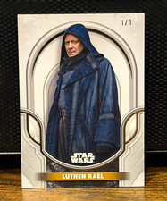 Topps Star Wars Smugglers Outpost GA-37 Luthen Rael 1/1 GOLD picture