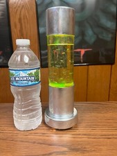 RARE Vintage 80'S YAPS 10'' Confetti Silver Glitter Lava Lamp WORKS -Not GemLite picture