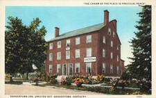 Shakertown Kentucky, Shakertown Inn, Built 1817, Vintage Postcard picture