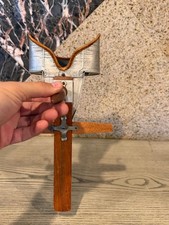 Antique Handheld Underwood Stereoscope Viewer Creating 3D Effect Wooden 13 in picture