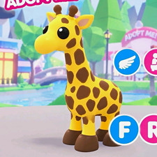 SAME DAY DELIVERY Or Few Hours Later Adopt Me Giraffe Pet - Fly Ride (FR) picture