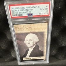 Historic Autographs 2020 POTUS The First 36 George Washington #1 PSA 10 89022828 picture