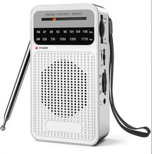 Portable Radio AM FM with Long Range Reception,  Transistor Radio picture