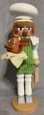 Steinbach Nutcracker Gourmet Chef Cook Pig Head Germany Original Tags S1684 picture