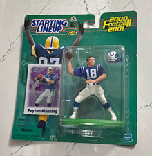 2001 Starting Lineup Peyton Manning Figure Football Unopened Helmet Colts picture