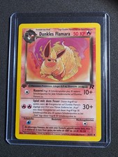 NM 2000 Pokemon Team Rocket 1st Edition Dark Flamara 35/82 German picture