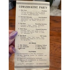 Vintage Calif Political Ephemera Lot 1930s 1950s Sample Ballot Labor Berkeley picture