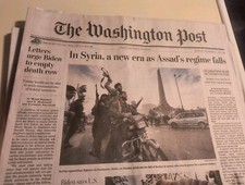 The Washington Post Monday December 9 2024 In Syria, a new era as Assad's regime picture
