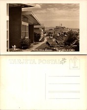RPPC Hotel Villa Marina Ensenada BC Mex Real Postcard picture