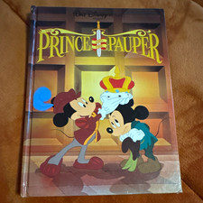 Disney The Prince and the Pauper Disney Classic Series Hardcover Book 1990 picture