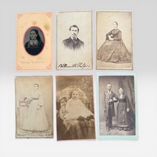 ID'd St. Louis MO Photo Archive 1860s-80s HALPIN SEND PIPLER 6pc Genealogy Lot picture