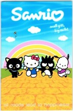 NEW Vintage 2001 Sanrio All Roads Lead to Happiness Lined Notebook Pad Journal picture