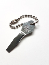 Vtg 1960s-1970s General Electric Pocket Screwdriver Keychain GE BRIDGEPORT CT picture