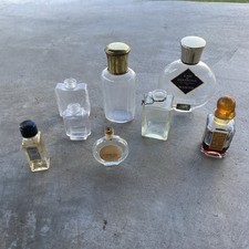 Unique Vintage Perfume Bottles Empty Lot Of 8 picture