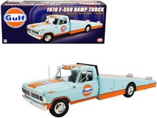 Acme 1/18 Ford F-350 Ramp Truck 1970 Gulf A1801413 Minicar picture