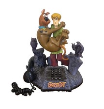Scooby-Doo Shaggy Haunted Cemetery Corded Push Button Phone w/ Handset Keypad picture