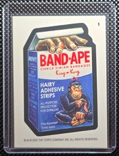 2020 Wacky Packages Weekly Series June Week 1 Band-Ape 1 - Puzzle Back picture