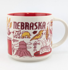 Starbucks Nebraska Been There Series 2019 Across the Globe Ceramic Coffee Mug picture