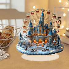 Christmas Carousel Table Decoration Merry Go Round Carousel Carnival Showing Acr picture
