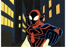 Incredibly RARE Spider-Man Unlimited Production Animation Cel Marvel Studios picture