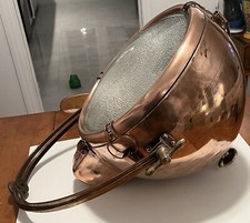 HUGE~General Electric Novalux Rare 1930's Copper Floodlight picture
