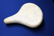 1950's TROXEL USA Bike Seat White fits Schwinn Sears Higgins & OTHERS 26' Model picture