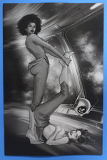 Money Shot The F* Offs #1 1:30 Zulema Scotto Lavina B&W Cover D Virgin Variant picture