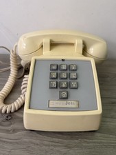 Vintage Western Electric 10 Button Desk Phone White 1500 picture