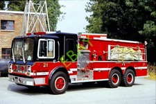 NORTH SCITUATE, RI Fire Apparatus SLIDE: TNKR-21 1980 Mack / Farrar 1250/2000 picture