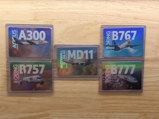 Set Of FedEx Pilot Trading Cards (A300, B757, B767, B777, MD11) picture
