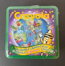 VTG ~1995 Crayola Crayon Collectors Tin 48 crayons+ 16 Magic Scent~NEW  SEALED picture