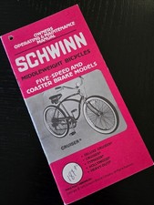 Vintage 1979 SCHWINN  Middleweight Cruiser  Bicycle Owners Operating Manual picture