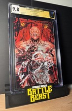 Battle Beast #8 CGC 9.8 JSA John Giang Signed Remark Virgin Foil Top Pop 1/1 picture