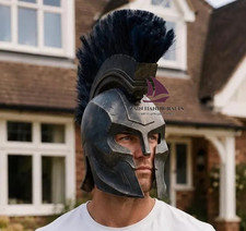 ZAIN King Agamemnon Helmet The Odyssey Greek Warrior Armor Trojan War Cosplay picture
