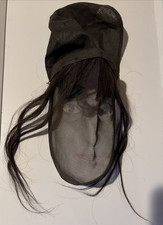 Antique Odd Fellows Ceremonial Mask Hand Painted Wire Mesh C. 1900 picture