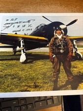WWII Japanese Ace Masajiro Mike KAWATO / Glossy Photograph Hand Signed JSA COA picture